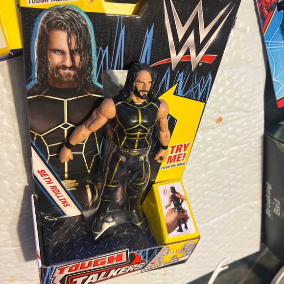 Hasbro Toys Mattel Wwe Tough Talkers Seth Rollins Figure 6 New